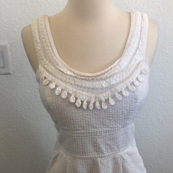 Sequin Hearts Y2K White Sundress - Picture 5 of 5